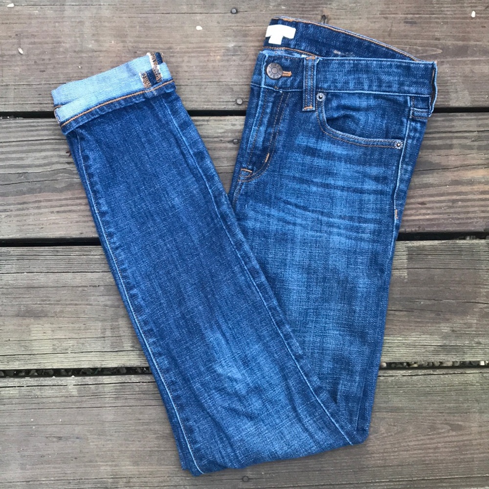 J. Crew Rolled Ankle Skinny Jeans
